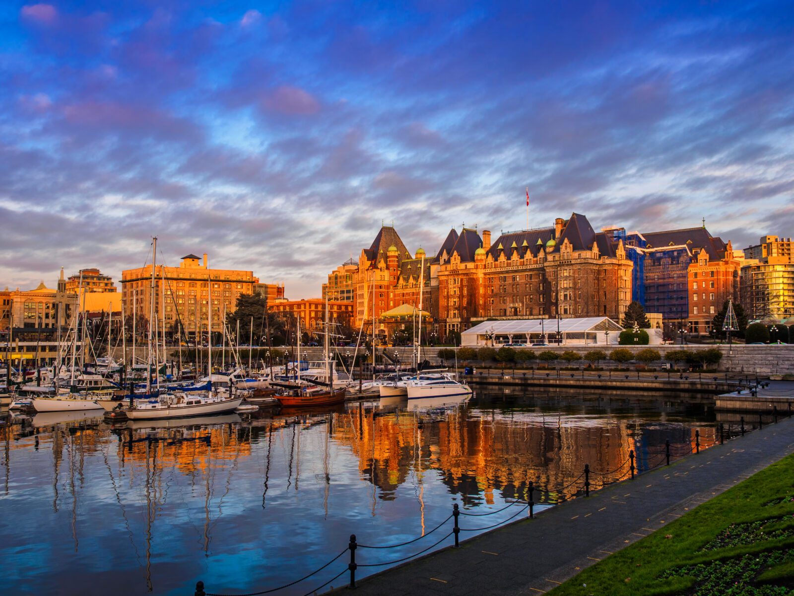 Inner Harbor of Victoria, British Columbia, Vancouver Island, Canada