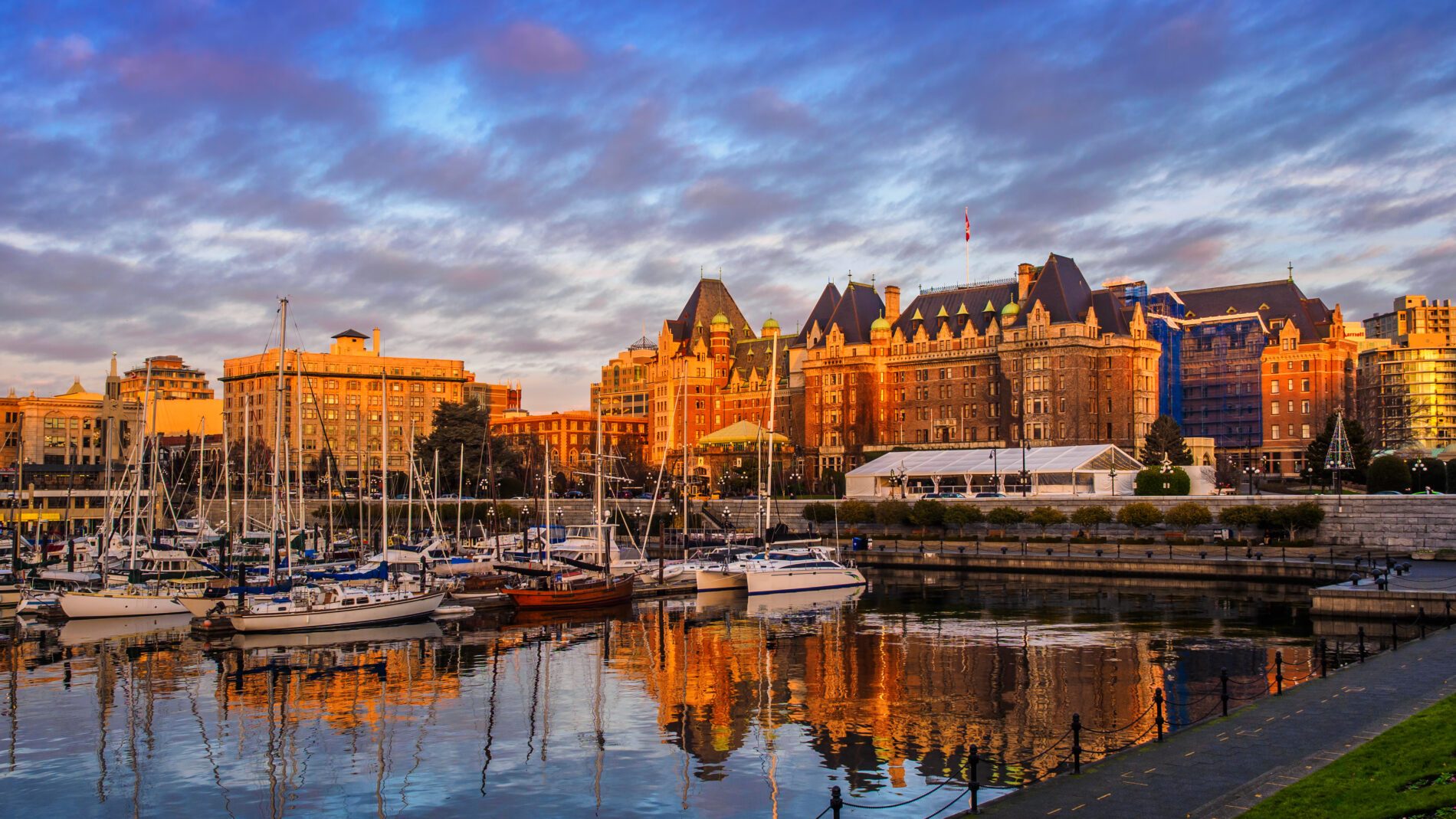 Inner Harbor of Victoria, British Columbia, Vancouver Island, Canada