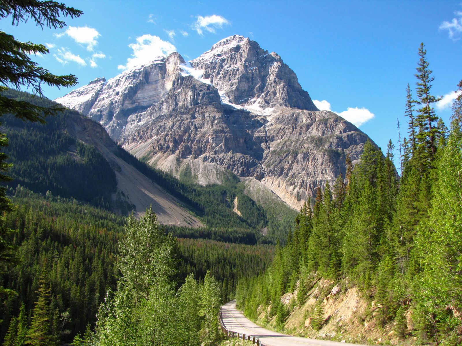 Majestic mountain at Spiral Tunnels Viewpoint, Yoho National Park, British Columbia, Canada