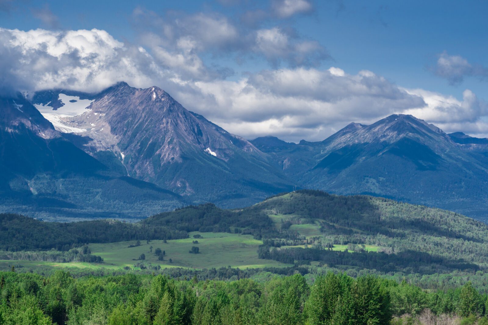 Smithers Mountains along the Highway of Tears in Northern Canada.