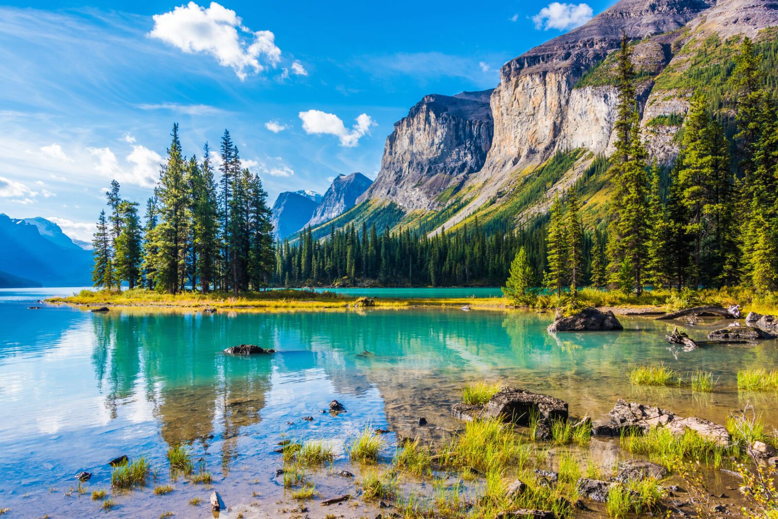 Spirit Island, Maligne Lake, Jasper National Park, Alberta, Canada