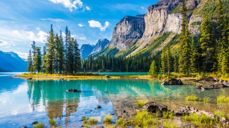 Spirit Island, Maligne Lake, Jasper National Park, Alberta, Canada