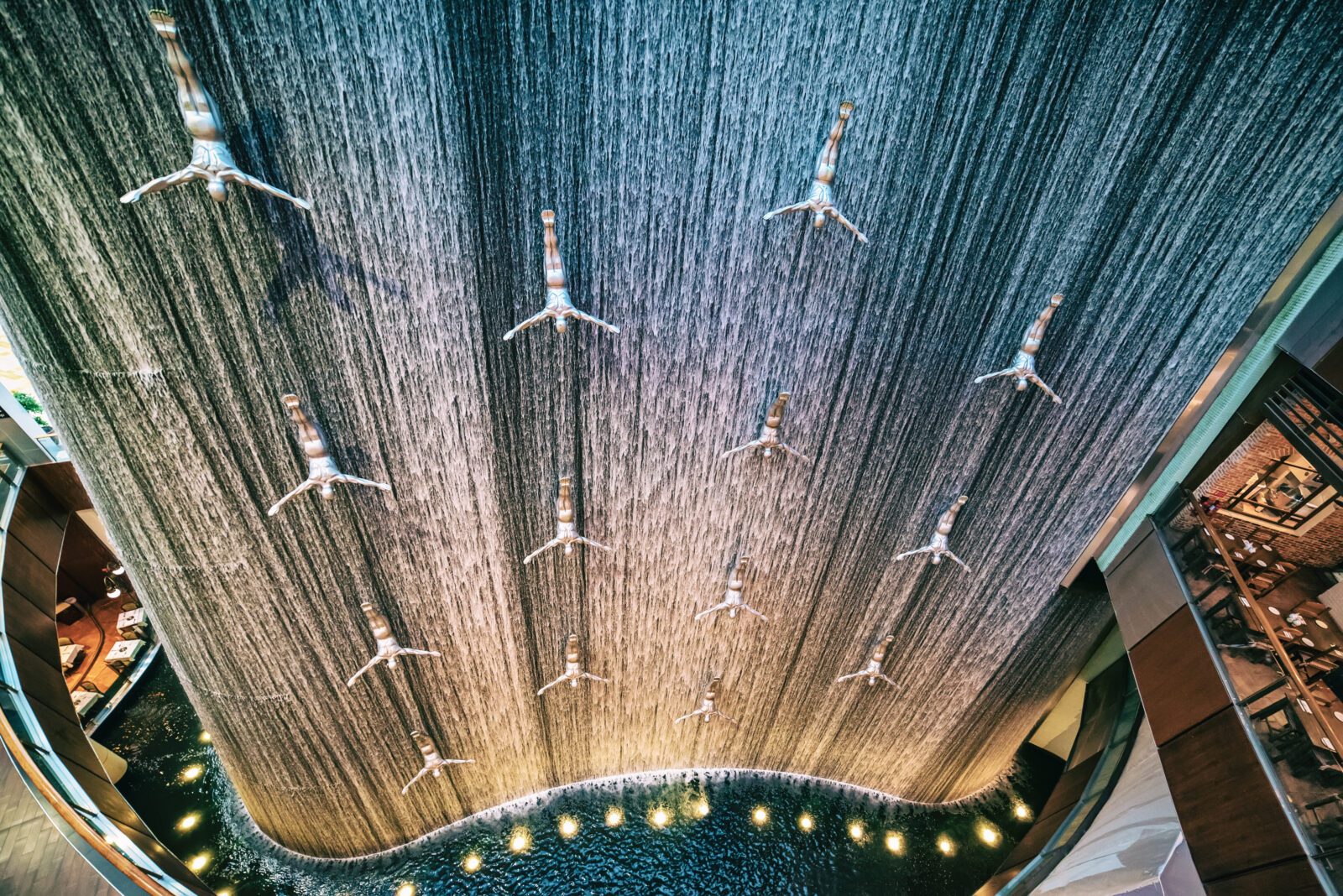 Waterfall in Dubai Mall